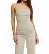 Free People Lora Tube Top In Pumice Stone In Gray