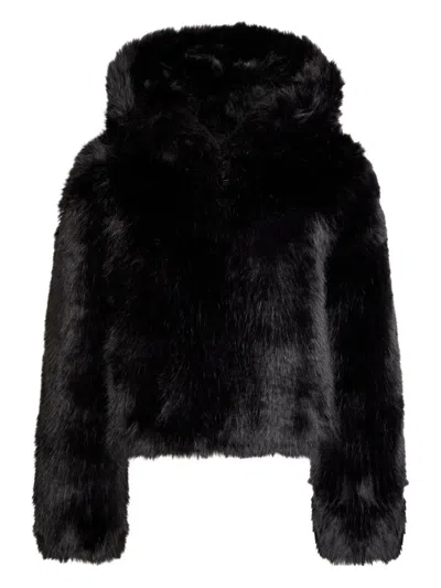 Free People Louder Please Hooded Jacket In Animal Print