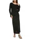 Free People Love And Be Loved Midi Dress In Black