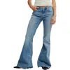 Free People Love Bomb Flare Leg Jeans In Blue