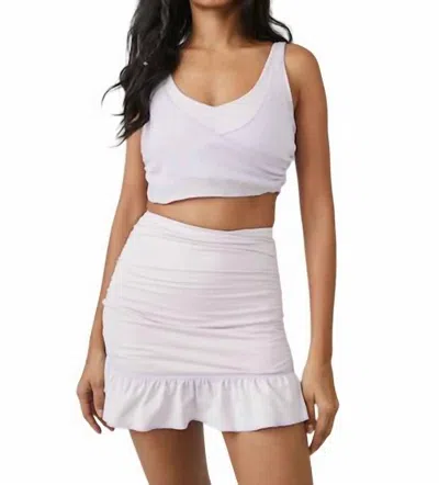 Free People Love High Skort In Lavender Fog In Multi