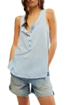 Free People Love Language Burnout Tank In Dewshine