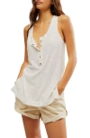 Free People Love Language Burnout Tank In Ivory