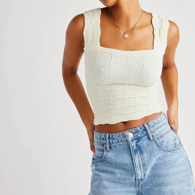 FREE PEOPLE LOVE LETTER CAMI IN IVORY