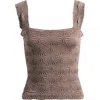 Free People Love Letter Camisole Top In Brown