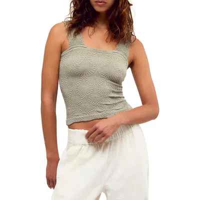 Free People Love Letter Floral Knit Camisole In Laurel Canyon