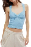 Free People X Intimately Fp Love Letter Sweetheart Cami In Air Blue