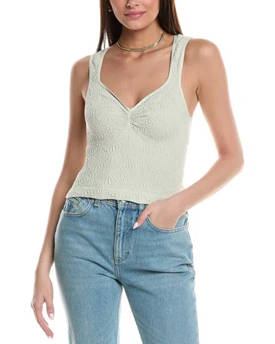 Free People Love Letter Sweetheart Cami In Green