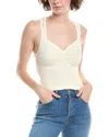 Free People Love Letter Floral Smocked Top In White