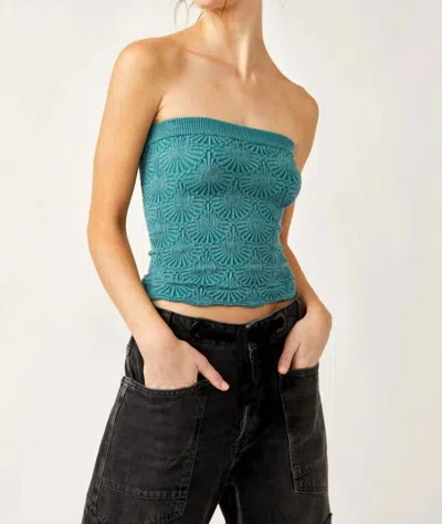 Free People Love Letter Tube Top In Bayou In Multi