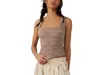 Free People Love Letter Camisole Top In Brown
