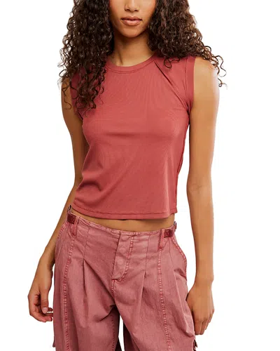 Free People Love My Twist Muscle Tank Top In Red