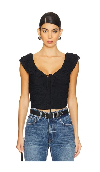 Free People Love You More Tee In Black