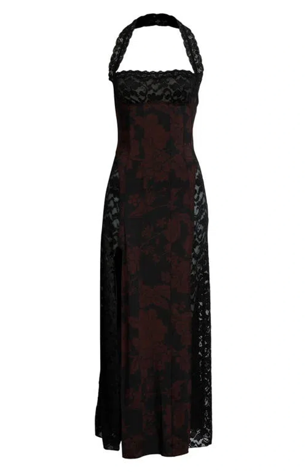 Free People X Intimately Fp Love You Most Printed Maxi Dress In Black |  ModeSens