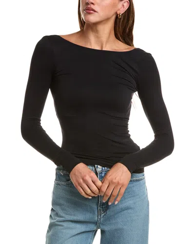 Free People Low Back Seamless Top In Black