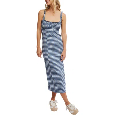 Free People Lucinda Midi Dress In Blue
