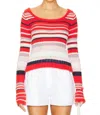 Free People Lumen Stripe Longsleeve Top In Heart Eyes Combo In Multi
