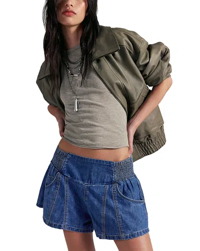 Free People Luna Pull On Shorts In Green