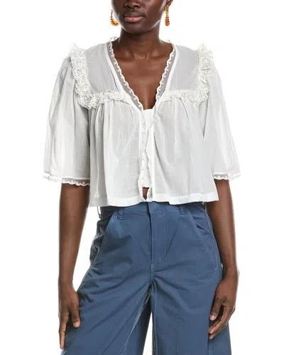 Free People Luna Top In White