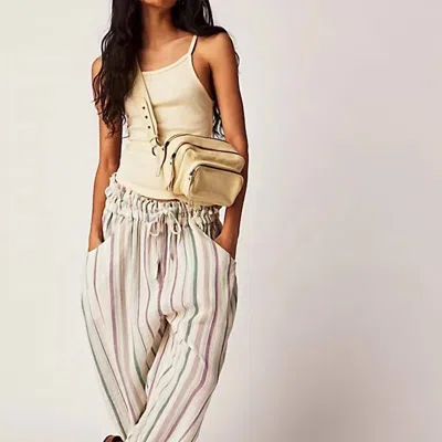 Free People Lust Over Yarn Dyed Pants In Brown