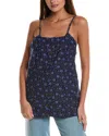 Free People Maddie Printed Tunic In Black