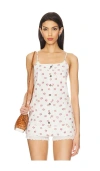 Free People Maddie Floral Print Sleeveless Top In Ivory Combo