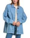 Free People Madison City Denim Jacket In Blue