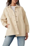 Free People Madison City Twill Jacket In Tea