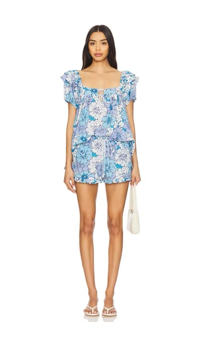 Free People Maggy Mae Set In Blue