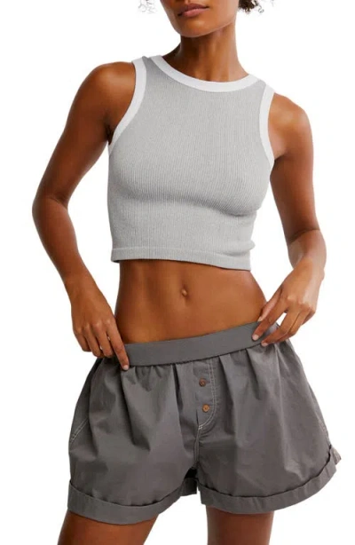 Free People Brami Tank Top In Grey/white