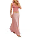 Free People Make You Mine Half Slip Skirt In Pale Mauve