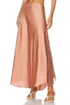 Free People Make You Mine Slip Skirt In Cafe Latte