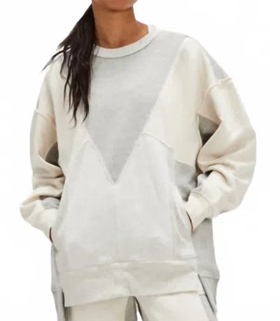 Free People Making It Pullover In Heather Grey In Neutral