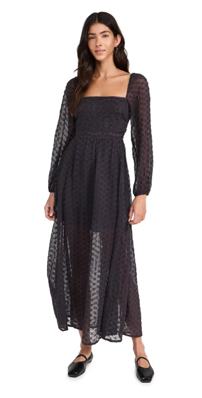 Free People Malina Maxi Dress Dark Scales