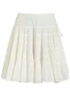 Free People Many Layers Tiered Cotton Mini Skirt