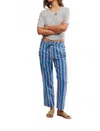 Free People Marielle Pull-on Pants In Sapphire Combo In Multi