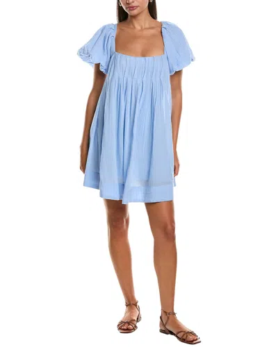 Free People Marina Mini Dress In Blue