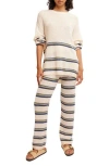 Free People Mariner Sweater Set In Ecru Combo In White