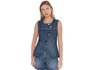 Free People Maris Denim Women's Jacket Wall Flower: Xl (women's 16) In Multi