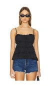 Free People Matilda Camisole In Black Combo