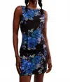 Free People Mayberry Mini Dress In Black Combo In Black