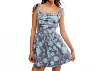 FREE PEOPLE MEET ME IN MAUI SLEEVELESS MINIDRESS IN OCEAN COMBO