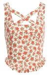 Free People Melanie Tank In Ivory Combo