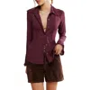 Free People Melrose Bell Sleeve Button-up Shirt In Multi