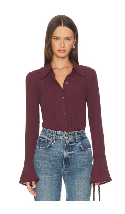 Free People Melrose Top In Purple