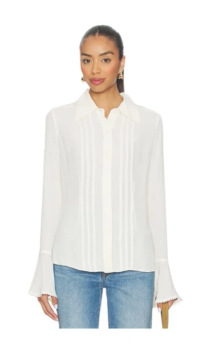 Free People Melrose Top In White