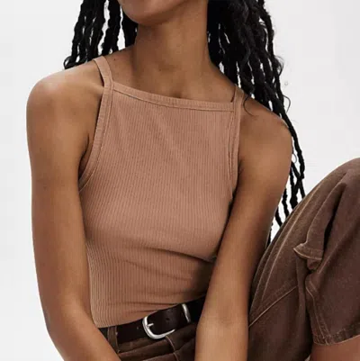 Free People Mia Tank In Macchiato In Nude