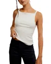 Free People Mia Tank Top In Ivory