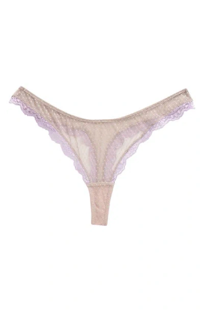 Free People Mid Week Thong In Cashmere Combo