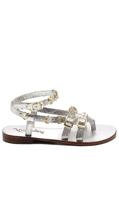 Free People Midas Touch Sandal In 银色